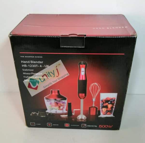 Unityj Uk Kitchen Appliances MEQATS Hand Blender Red 1 1497