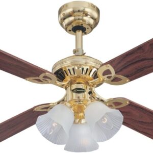 Unityj Uk Appliances Westinghouse Lighting 78199 Polished Brass Ceiling Fan 672