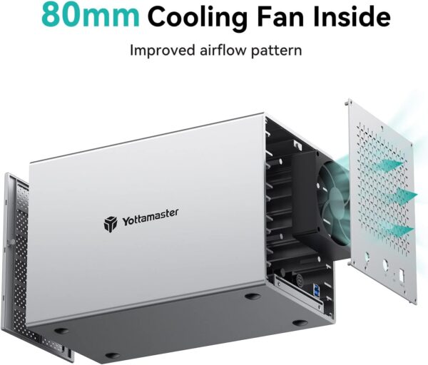 Unityj Uk Computers Yottamaster 5 Bay Hard Drive Enclosure 3 1296