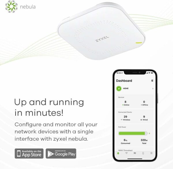 Unityj Uk Computers Zyxel Cloud WiFi6 AX1800 4 1278