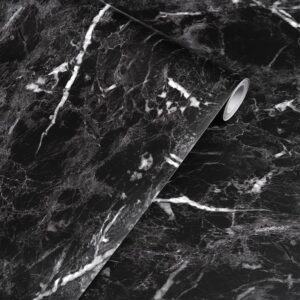 Unityj Uk Furniture Abyssaly Marble Sticky Back Plastic Black Vinyl Wrap 1 11