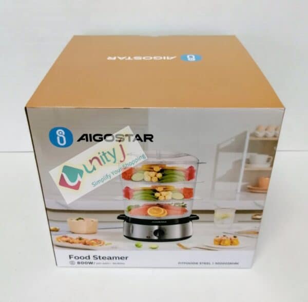 Unityj Uk Kitchen Appliances Aigostar 3 Tier Food Steamer 1608