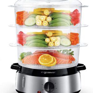 Unityj Uk Kitchen Appliances Aigostar 3 Tier Food Steamer 1618