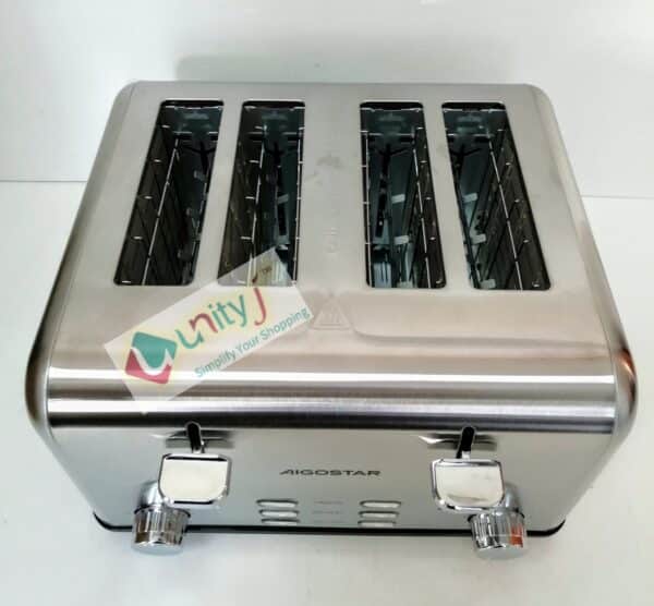 Unityj Uk Kitchen Appliances Aigostar Toaster 4 Slice Stainless Steel Toaster 1 1575