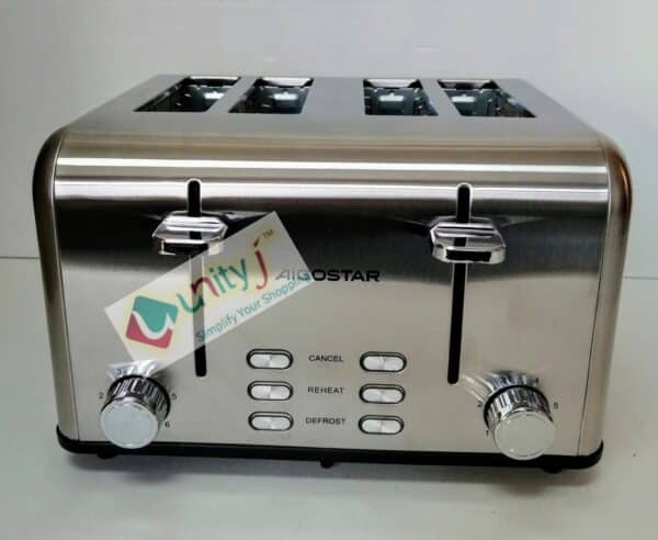 Unityj Uk Kitchen Appliances Aigostar Toaster 4 Slice Stainless Steel Toaster 1574