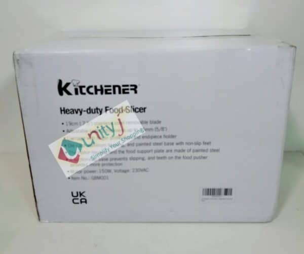Unityj Uk Kitchen Appliances KITCHENER Meat Deli Cheese Food Slicer 1526