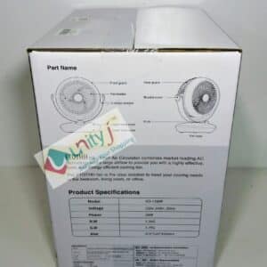 Unityj Uk Appliances Air Circulator Desk Fan, 22 DB Quiet Fans 1 705