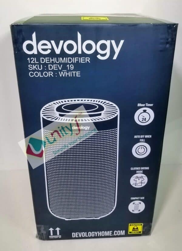 Unityj Uk Appliances Devology 12LDay Digital Dehumidifier 678