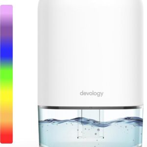 Unityj Uk Appliances Devology Portable Compact Mini Dehumidifier 686