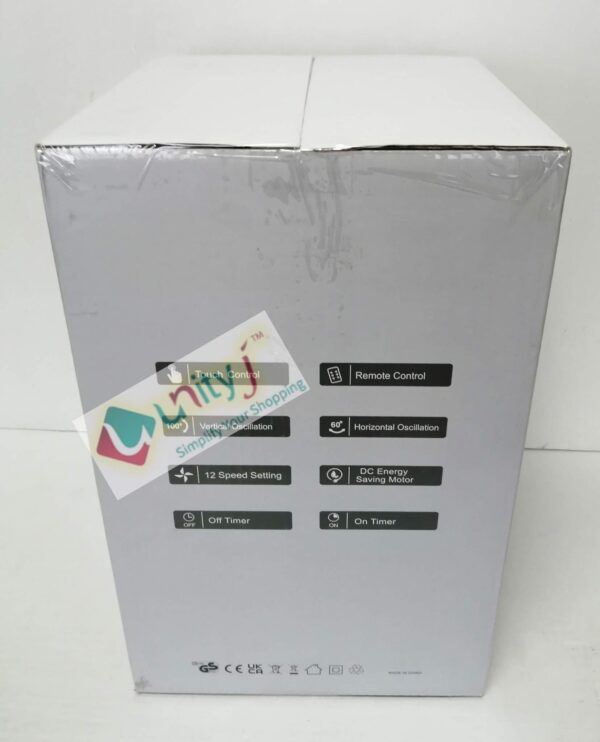Unityj Uk Appliances MYCARBON Quiet Fan DC Motor Desk Fans 2 689
