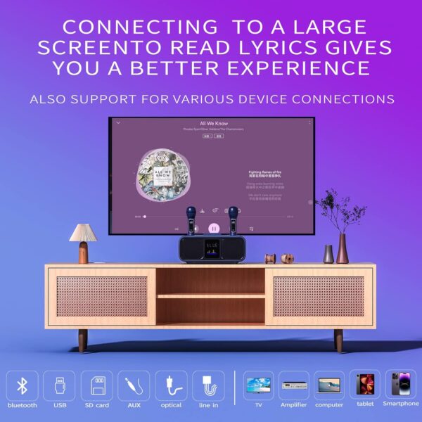 Unityj Uk Audio Video Karaoke Machine For Adults & Kids 1 302