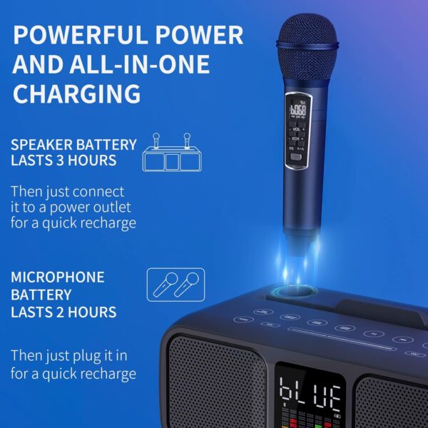 Unityj Uk Audio Video Karaoke Machine For Adults & Kids 4 299