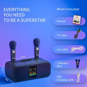 Unityj Uk Audio Video Karaoke Machine For Adults & Kids 5 298