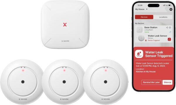 Unityj Uk Household X Sense Wi Fi Water Leak Detector 427