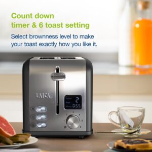 Unityj Uk Kitchen Appliances LAICA ISEO 2 Slice Digital Toaster 1 1673