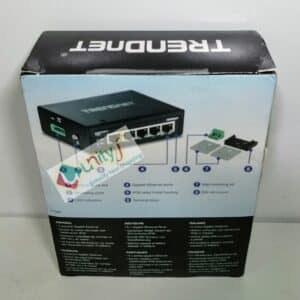 Unityj Uk Computers TRENDnet TI G50 5 Port Hardened Industrial Gigabit DIN Rail Switch 1 1426