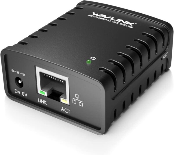 Unityj Uk Computers Wavlink USB2.0 Network Print Server 1441