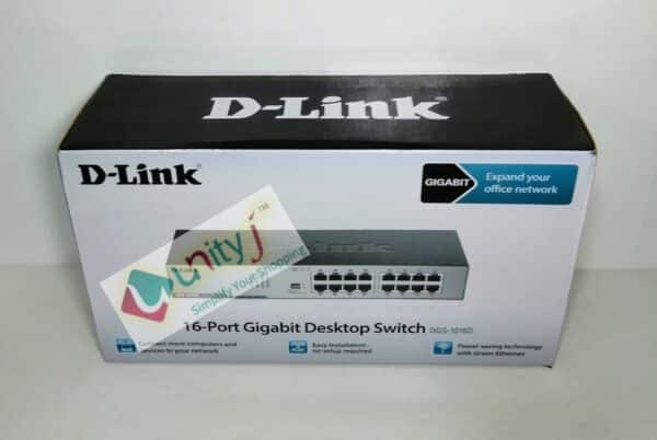 Unityj Uk Computers D Link 16 Port Green Ethernet Copper Gigabit Switch, DGS 1016D 1525