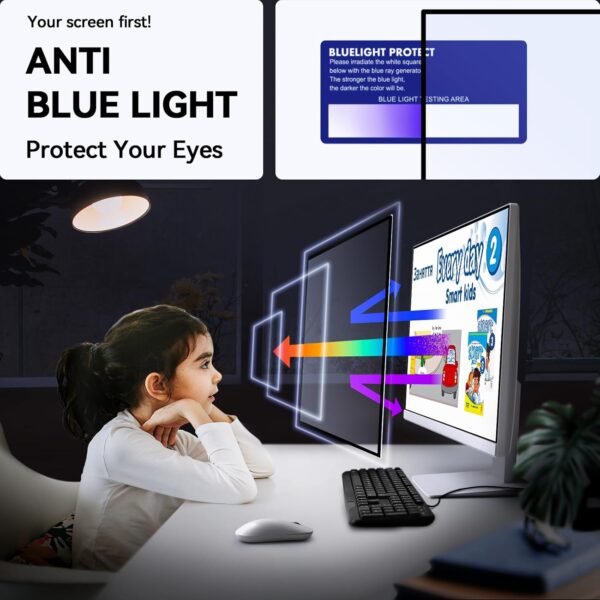 Unityj Uk Computers MEQATS 24 Inch Anti Blue Blocking Screen Protector 2 1471