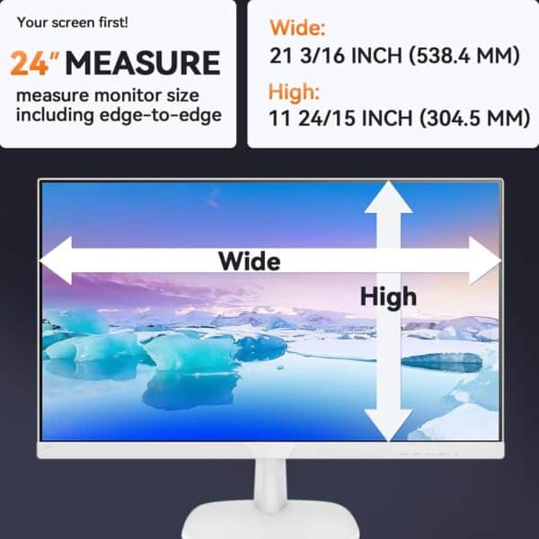 Unityj Uk Computers MEQATS 24 Inch Anti Blue Blocking Screen Protector 3 1470