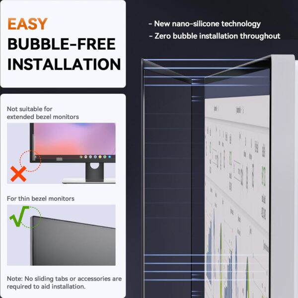 Unityj Uk Computers MEQATS 24 Inch Anti Blue Blocking Screen Protector 5 1468