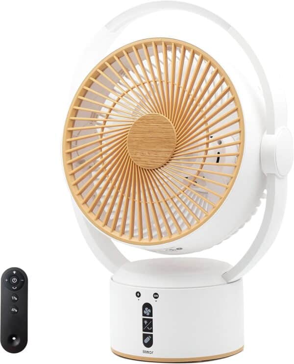 Unityj Uk Household Litmor TurboAir Rechargeable Silent Cooling Fan 479