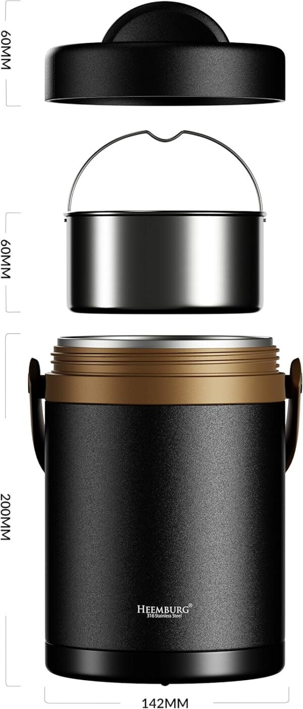 Unityj Uk Kitchen Heemburg Thermos Food Flask Lunch Container 2 97