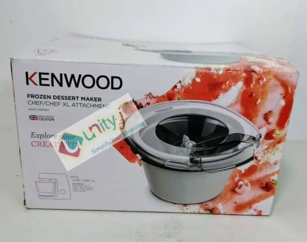 Unityj Uk Kitchen Appliances Kenwood Glacier, Frozen Dessert Maker For Sorbet And Frozen Yoghurt 1789