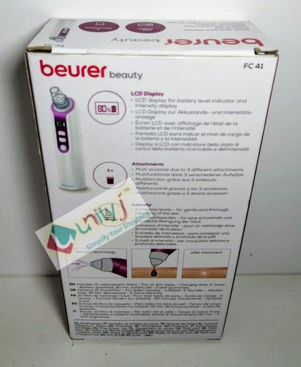 Unityj Uk Beauty Beurer FC41 Power Deep Pore Cleanser 1 652