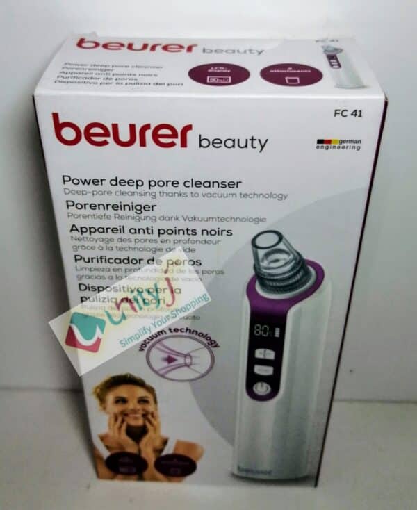 Unityj Uk Beauty Beurer FC41 Power Deep Pore Cleanser 651