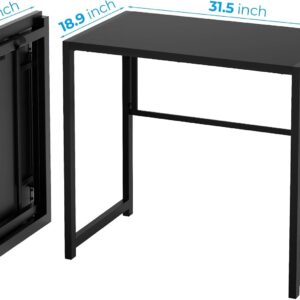 Unityj Uk Computers GreenForest Folding Desk 80 CM Black 1 1621