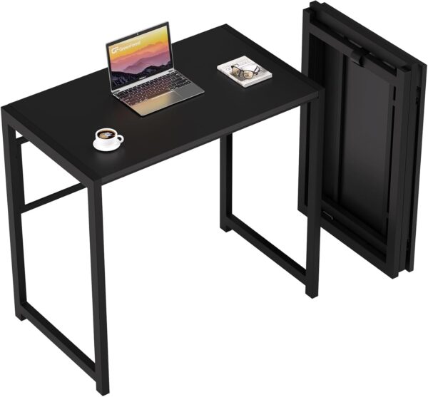 Unityj Uk Computers GreenForest Folding Desk 80 CM Black 1622