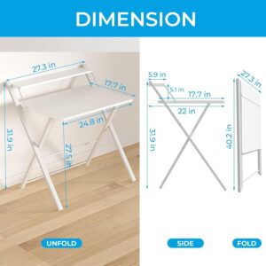 Unityj Uk Computers GreenForest Folding Desk White 1 1627