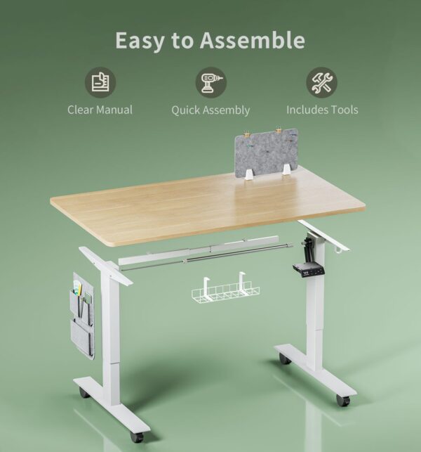 Unityj Uk Computers MAIDeSITe Electric Standing Desk 6 1597
