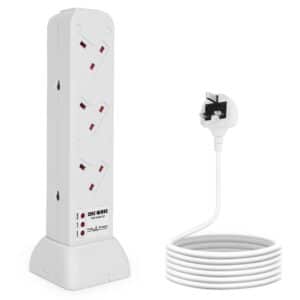 Unityj Uk Household SE UKASE Tower Extension Lead, 6 Way 516
