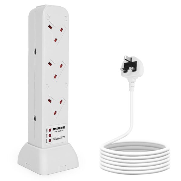 Unityj Uk Household SE UKASE Tower Extension Lead, 6 Way 516