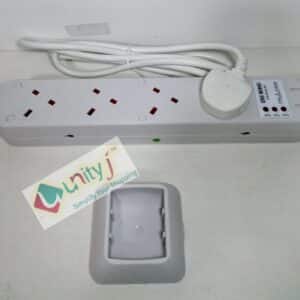 Unityj Uk Household Tower Extension Lead Surge Protected, 8 Way 3 506