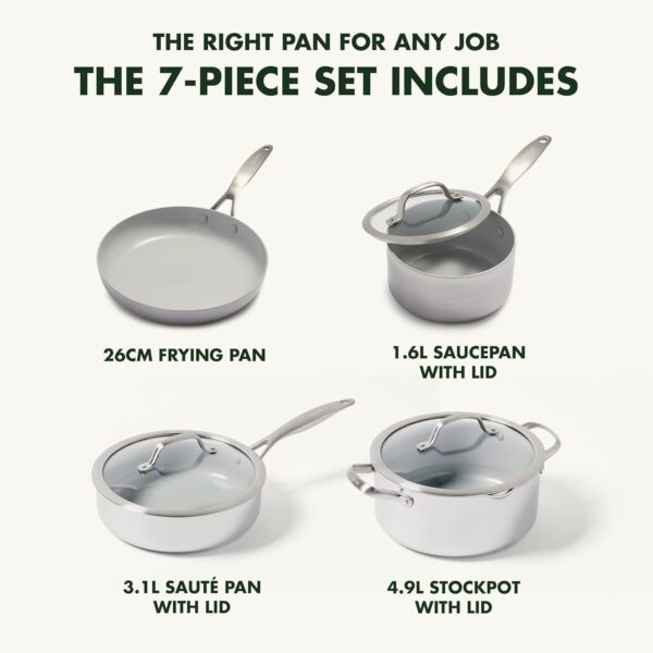 Unityj Uk Kitchen Appliances GreenPan Venice Pro Pots And Pans Set 4 1856