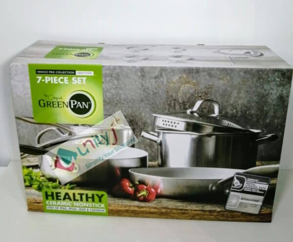 Unityj Uk Kitchen Appliances GreenPan Venice Pro Tri Ply Stainless Steel 1861