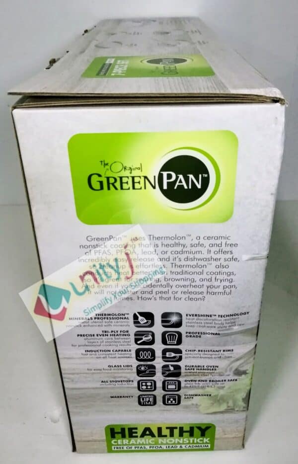 Unityj Uk Kitchen Appliances GreenPan Venice Pro Tri Ply Stainless Steel 2 1863