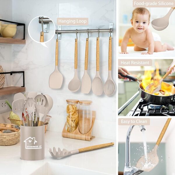 Unityj Uk Kitchen Appliances Kitchen Utensils Set With Holder 1 1838