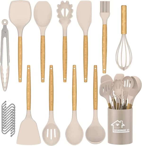 Unityj Uk Kitchen Appliances Kitchen Utensils Set With Holder 1839
