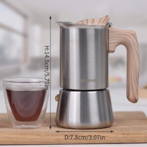 Unityj Uk Kitchen Appliances Sivaphe Moka Pot Stovetop Espresso Maker 1 1845