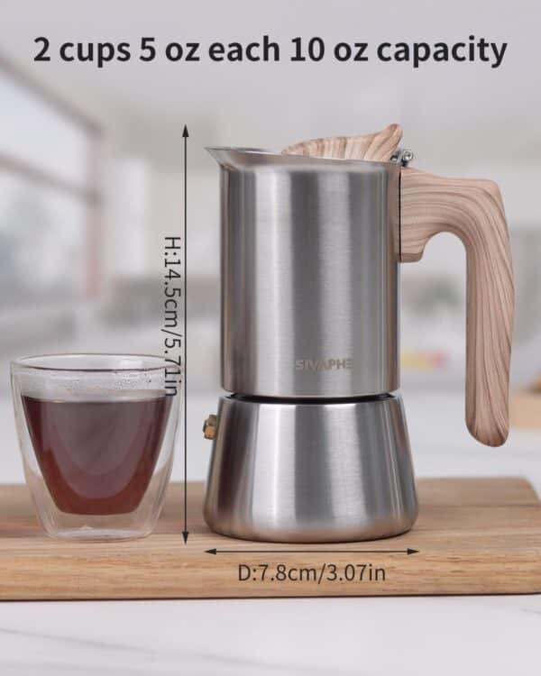 Unityj Uk Kitchen Appliances Sivaphe Moka Pot Stovetop Espresso Maker 1 1845