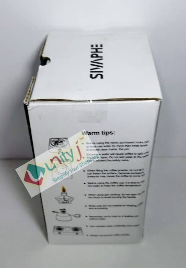 Unityj Uk Kitchen Appliances Sivaphe Moka Pot Stovetop Espresso Maker, 100ml 1 1841
