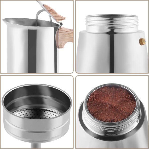 Unityj Uk Kitchen Appliances Sivaphe Moka Pot Stovetop Espresso Maker 2 1844