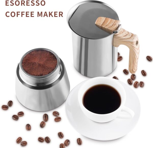 Unityj Uk Kitchen Appliances Sivaphe Moka Pot Stovetop Espresso Maker 3 1843