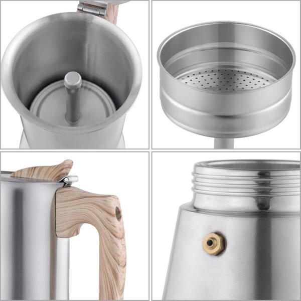 Unityj Uk Kitchen Appliances Sivaphe Stovetop Espresso Maker 200ml 1 1850