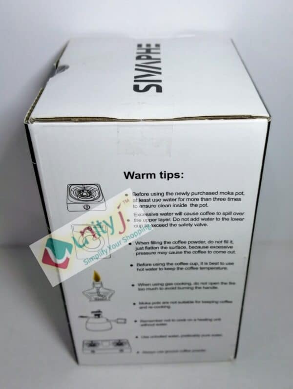 Unityj Uk Kitchen Appliances Sivaphe Stovetop Espresso Maker, 200ml 1 1852