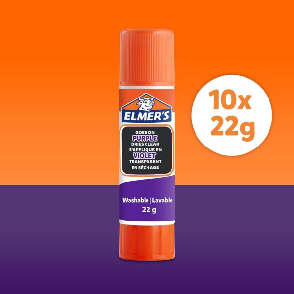 Unityj Uk Office Elmer's Disappearing Purple Glue Sticks 4 504